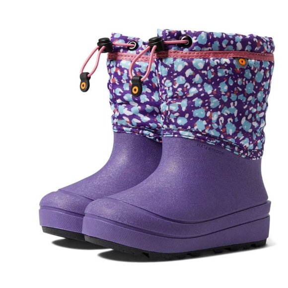 Bogs Kids Snow Shell Girls Boot Violet Multi New.